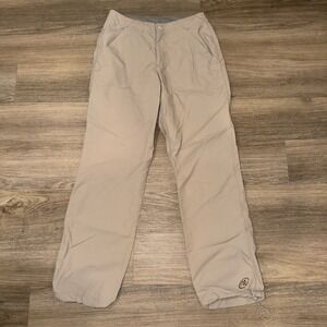 Cloudveil Mens Beige Nylon Hiking Pants Straight Leg Outdoor Trousers 30x30